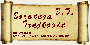 Doroteja Trajković vizit kartica